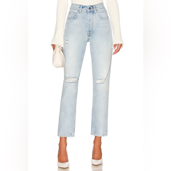 $229 ANINE BING SONYA JEANS REDONE LEVIS FREE PEOPLE MOTHER SUPERIOR CANDICE 27 - Picture 11 of 11